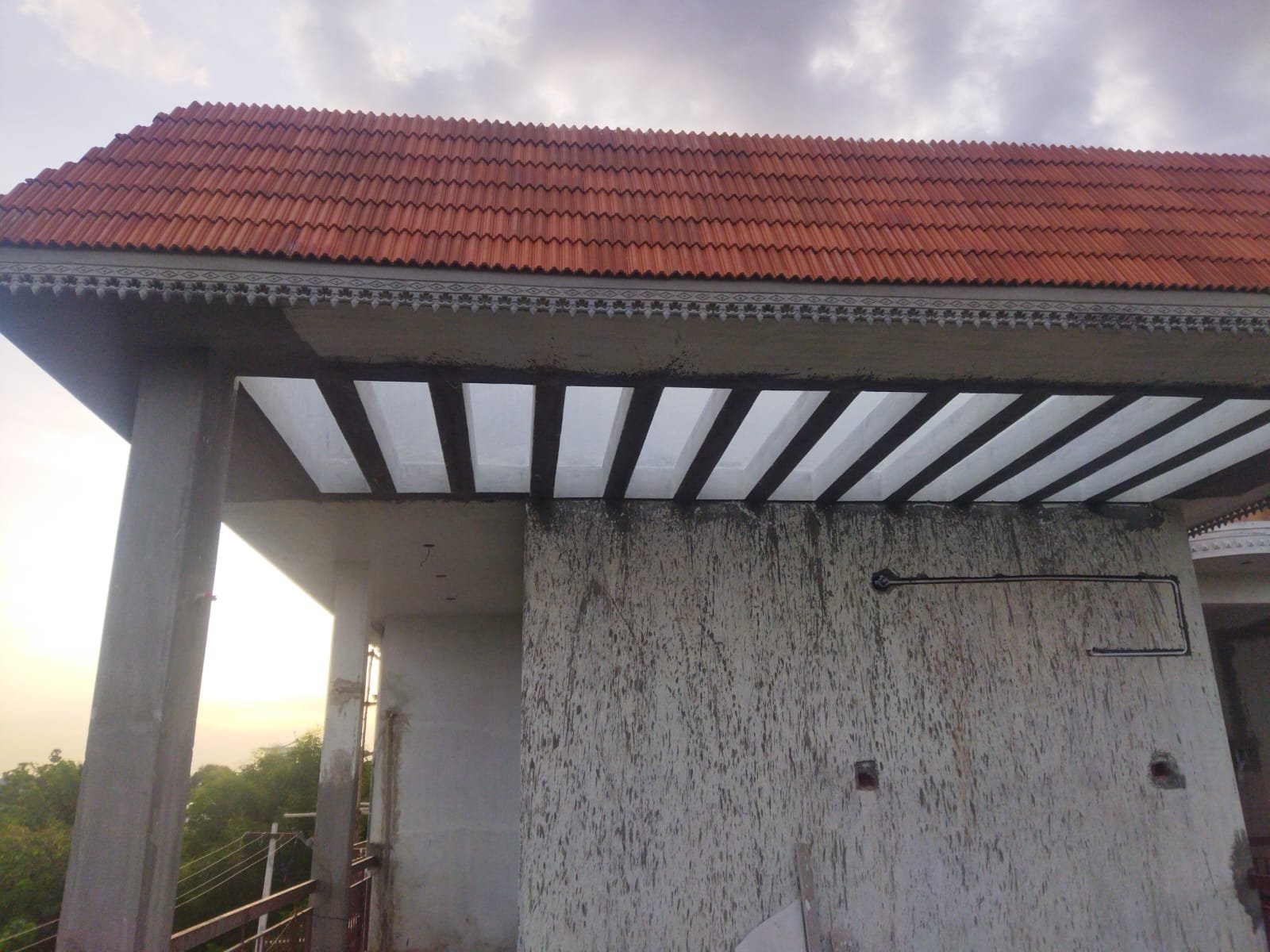 Live residential construction site in Chennai — SRM Constructions project 13