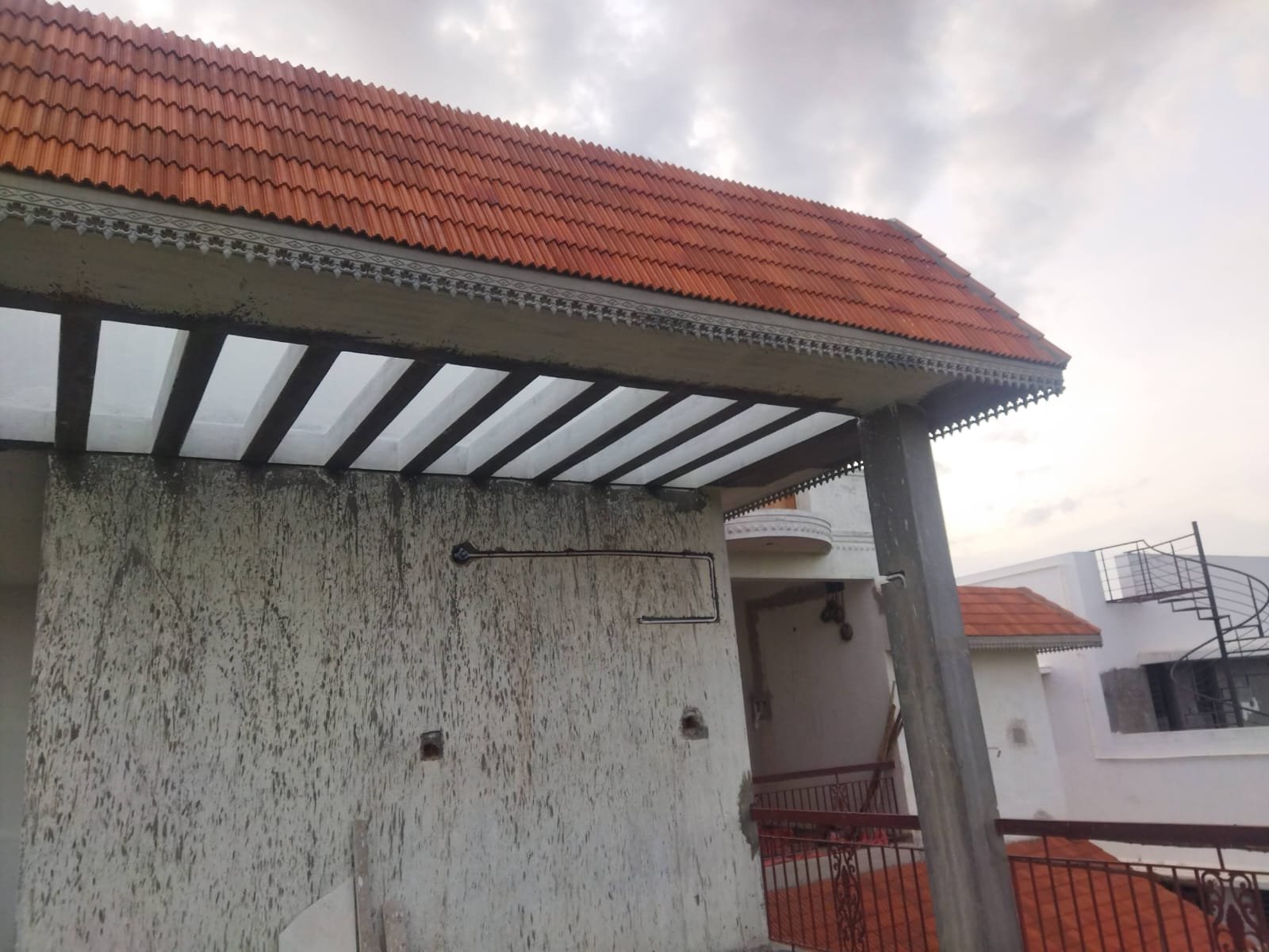 Live residential construction site in Chennai — SRM Constructions project 14