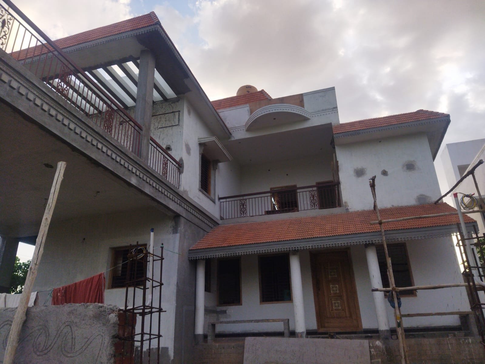 Live residential construction site in Chennai — SRM Constructions project 19
