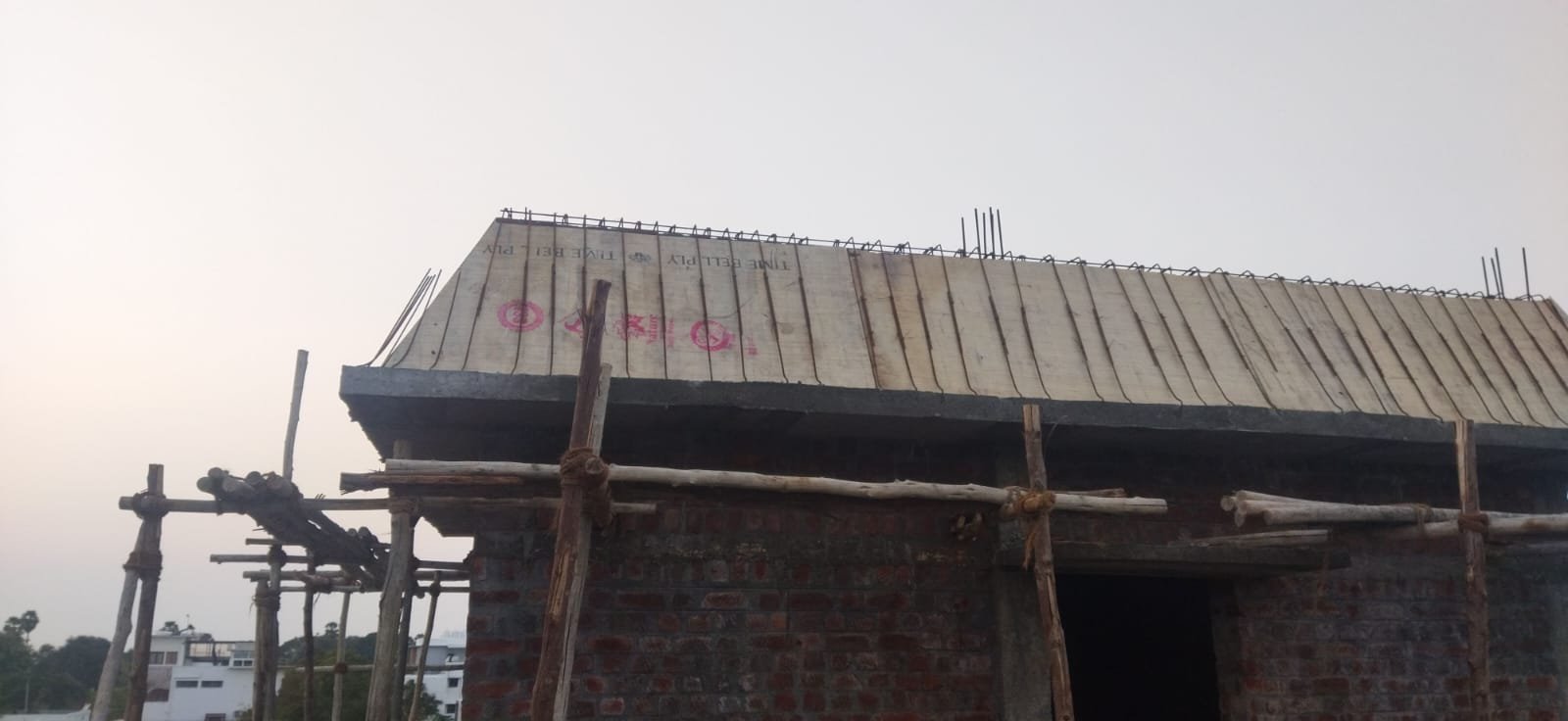 Live residential construction site in Chennai — SRM Constructions project 29