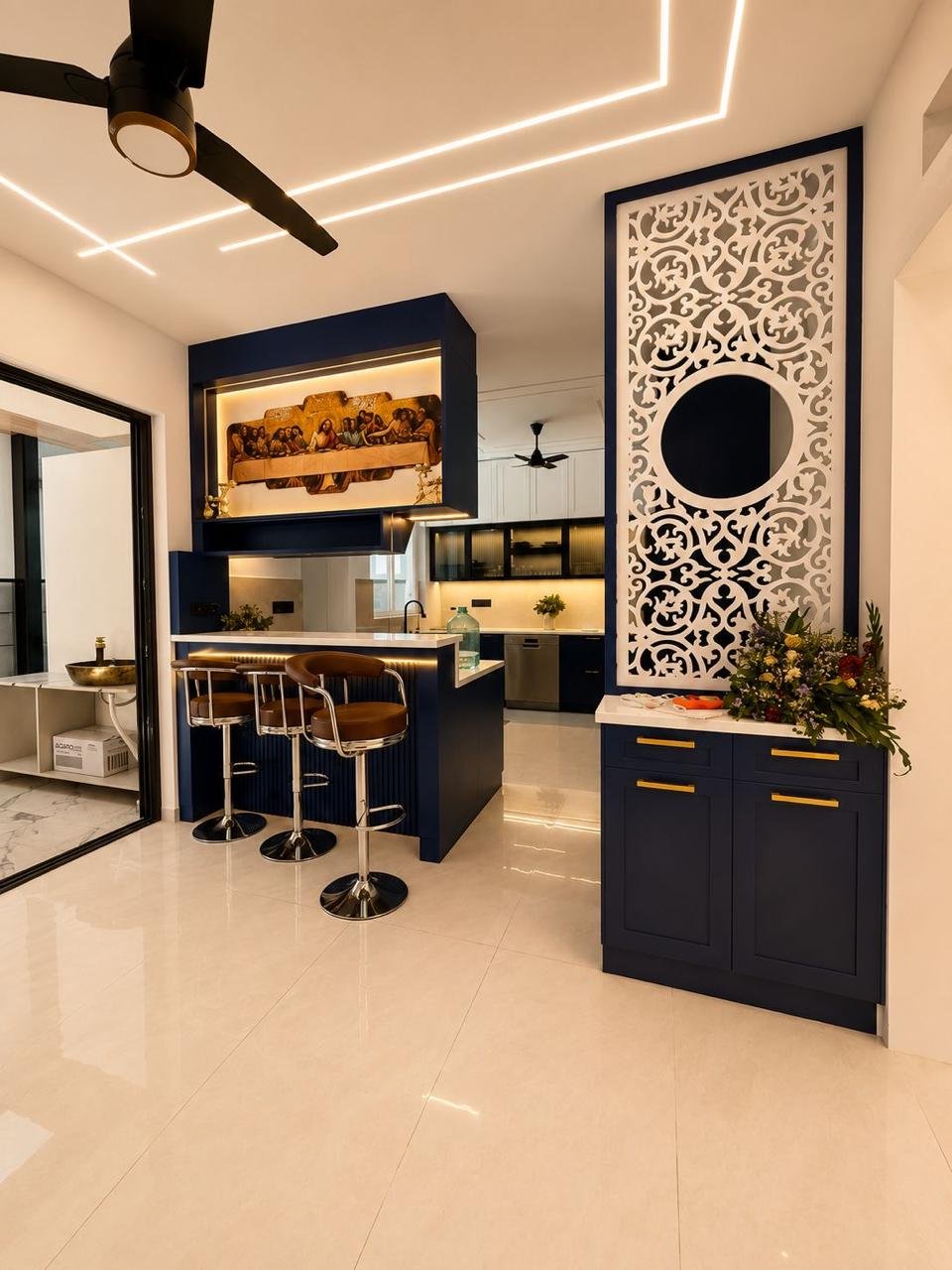 Villa interior design project in Chennai